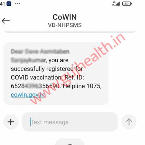 Cowin add member notification